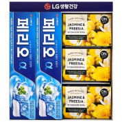 M24 페리오치약150g2개+LG자스민프리지아향비누80g3개 비누5종선물세트